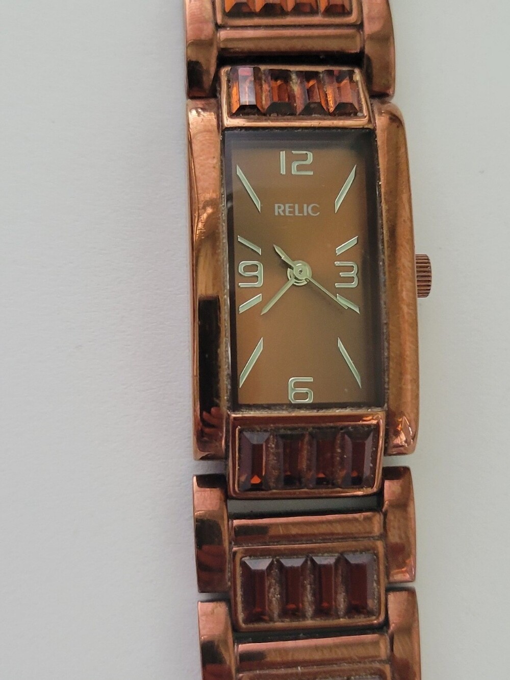 Relic ZR33857 Three-Hand Quartz Analog Women's Watch Sz. 5 3/4" New Battery